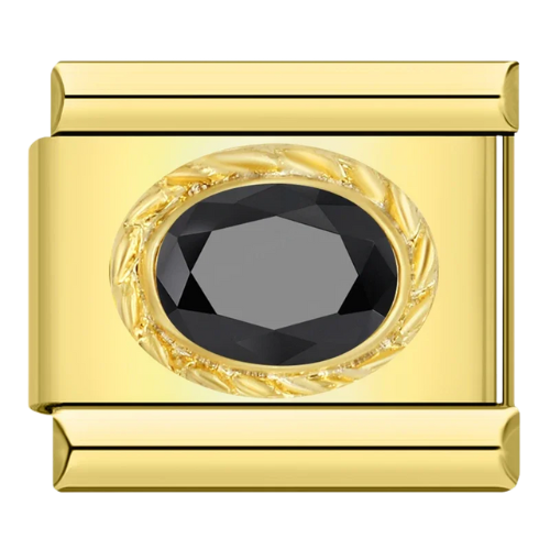 Charm diamant noir