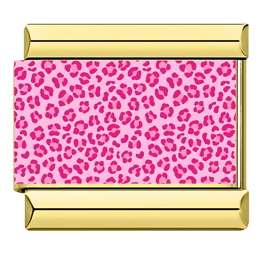 Charm custom - Modèle Léopard rose - Bellacharms