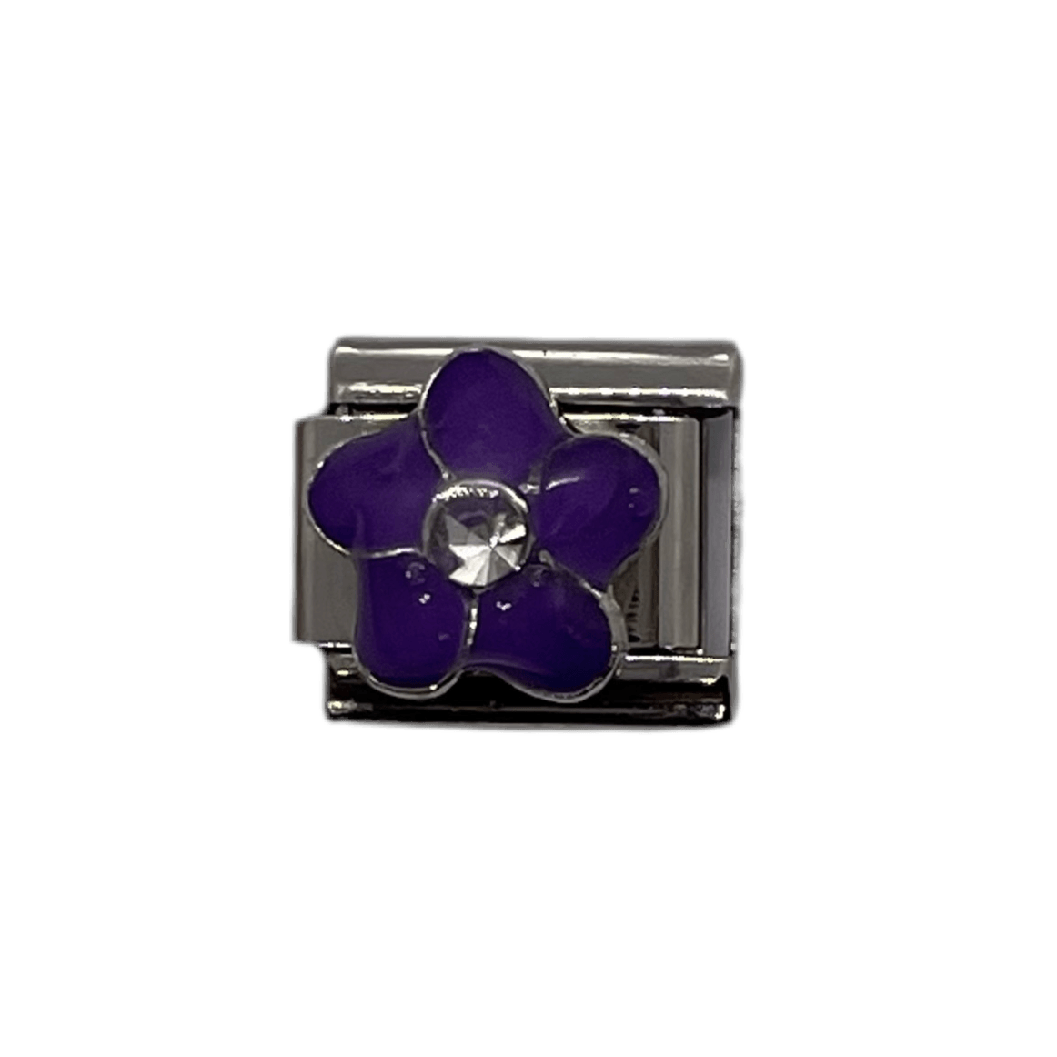 Charm fleur violette - Bellacharms