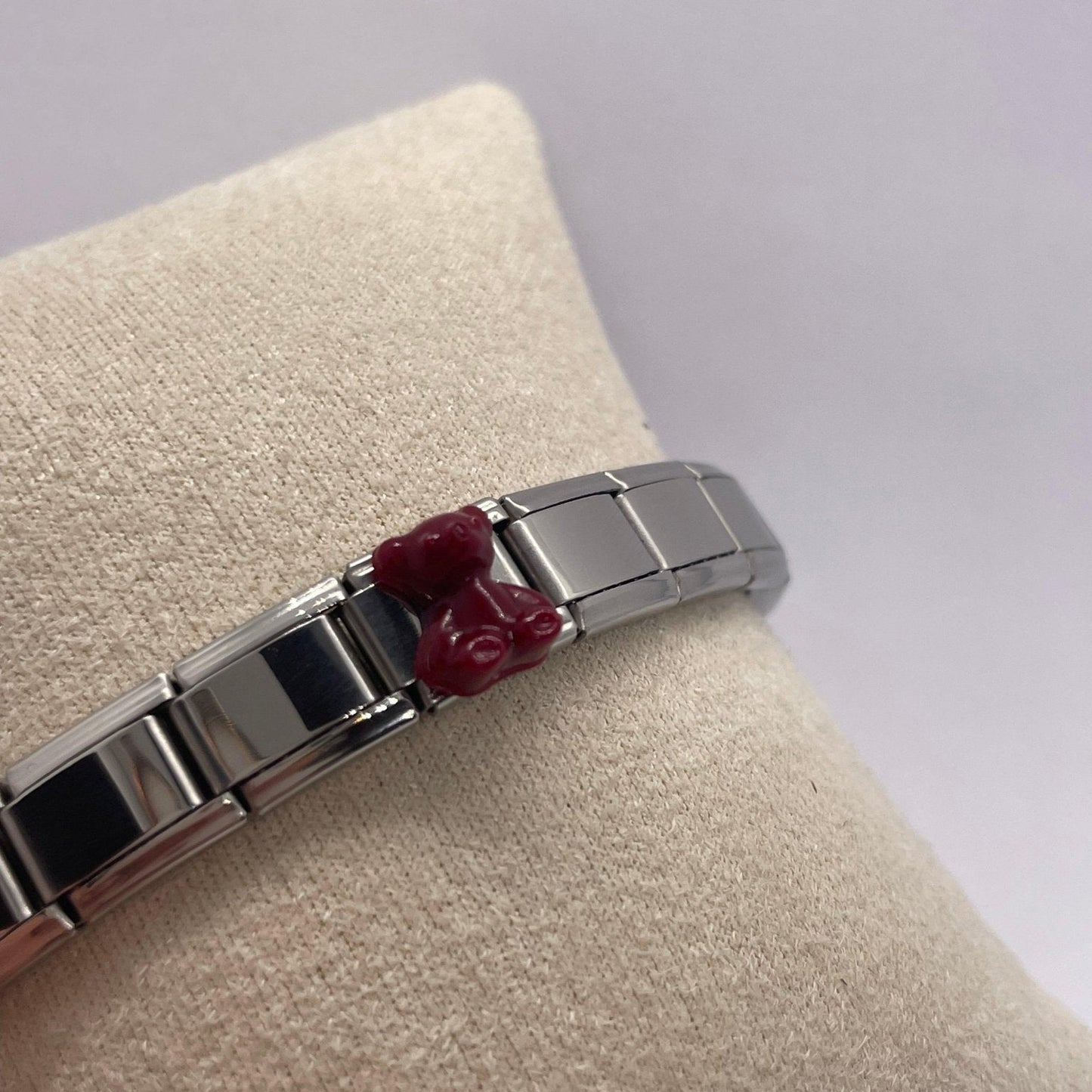 Charm ourson rouge - Bellacharms