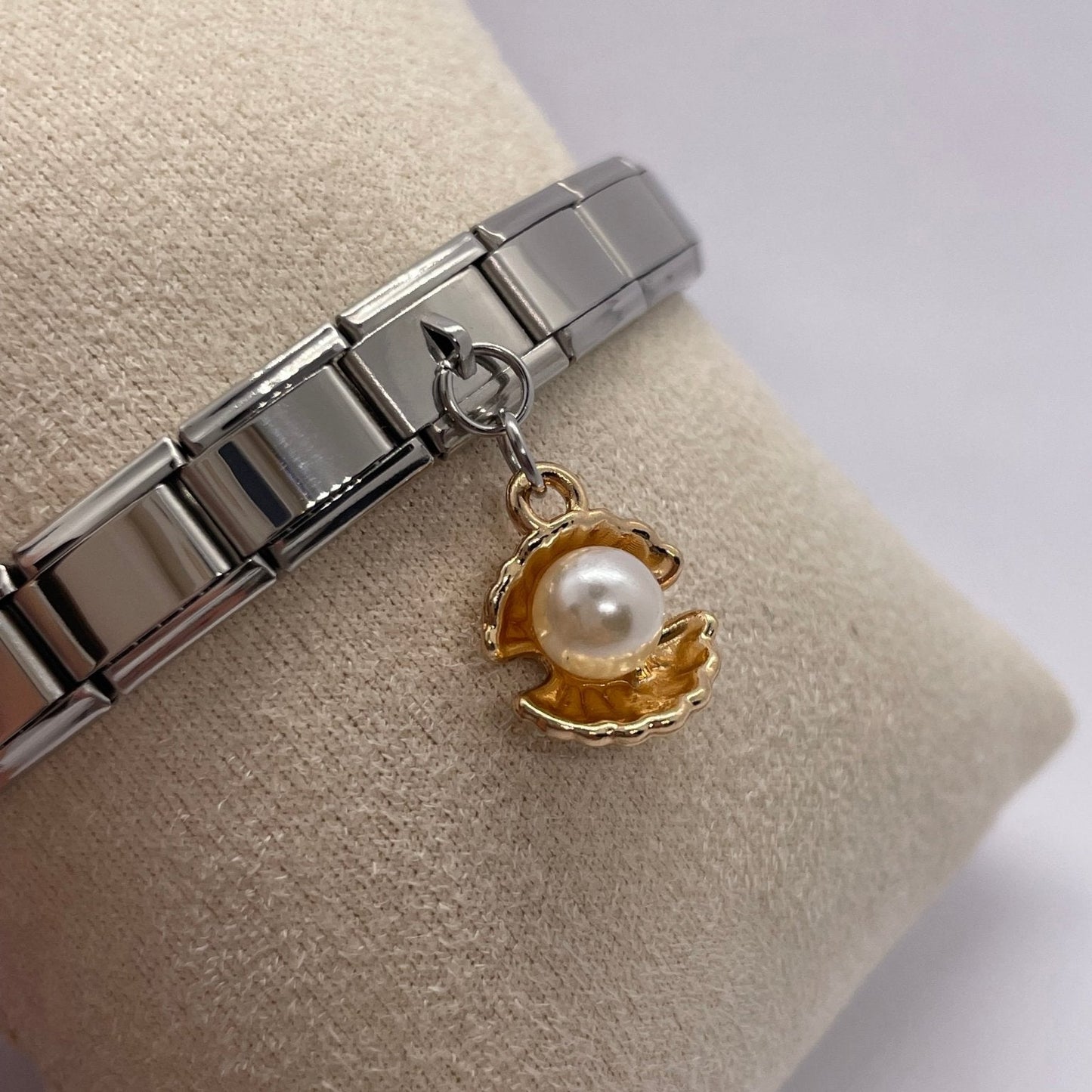 Pendentif coquillage avec perle - Bellacharms