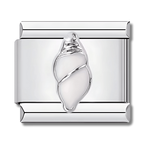 Charm coquillage blanc - Bellacharms