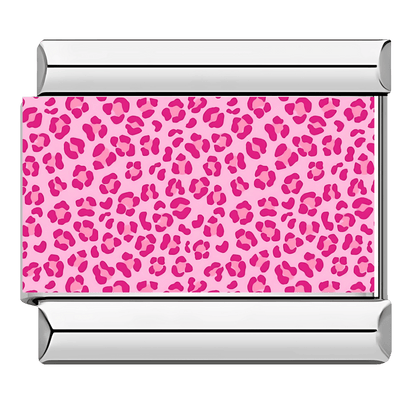 Charm custom - Modèle Léopard rose - Bellacharms