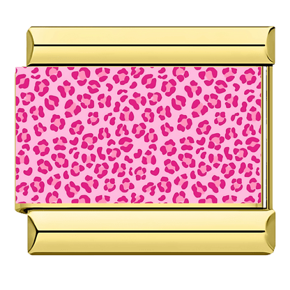 Charm custom - Modèle Léopard rose - Bellacharms