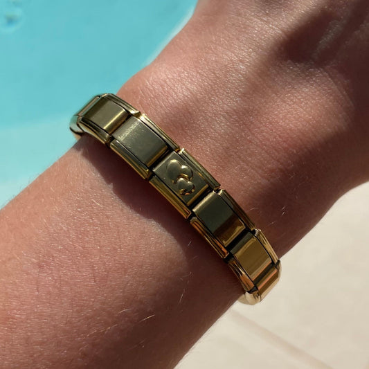 Charm double cœur - Bellacharms