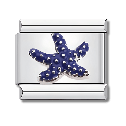 Charm étoile de mer bleue - Bellacharms