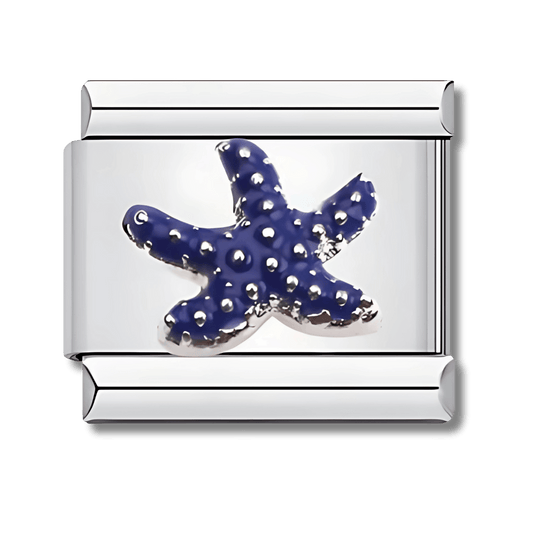 Charm étoile de mer bleue - Bellacharms