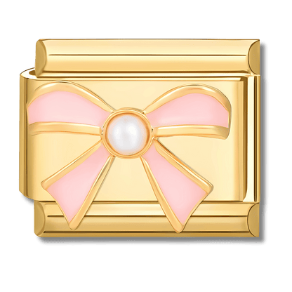 Charm nœud rose - Bellacharms
