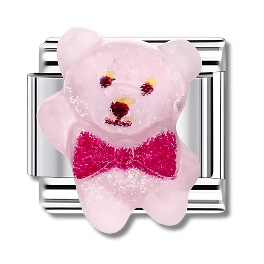 Charm ourson rose - Bellacharms