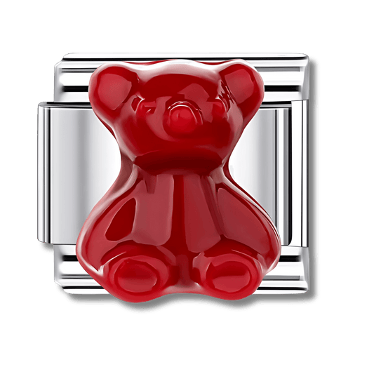 Charm ourson rouge - Bellacharms