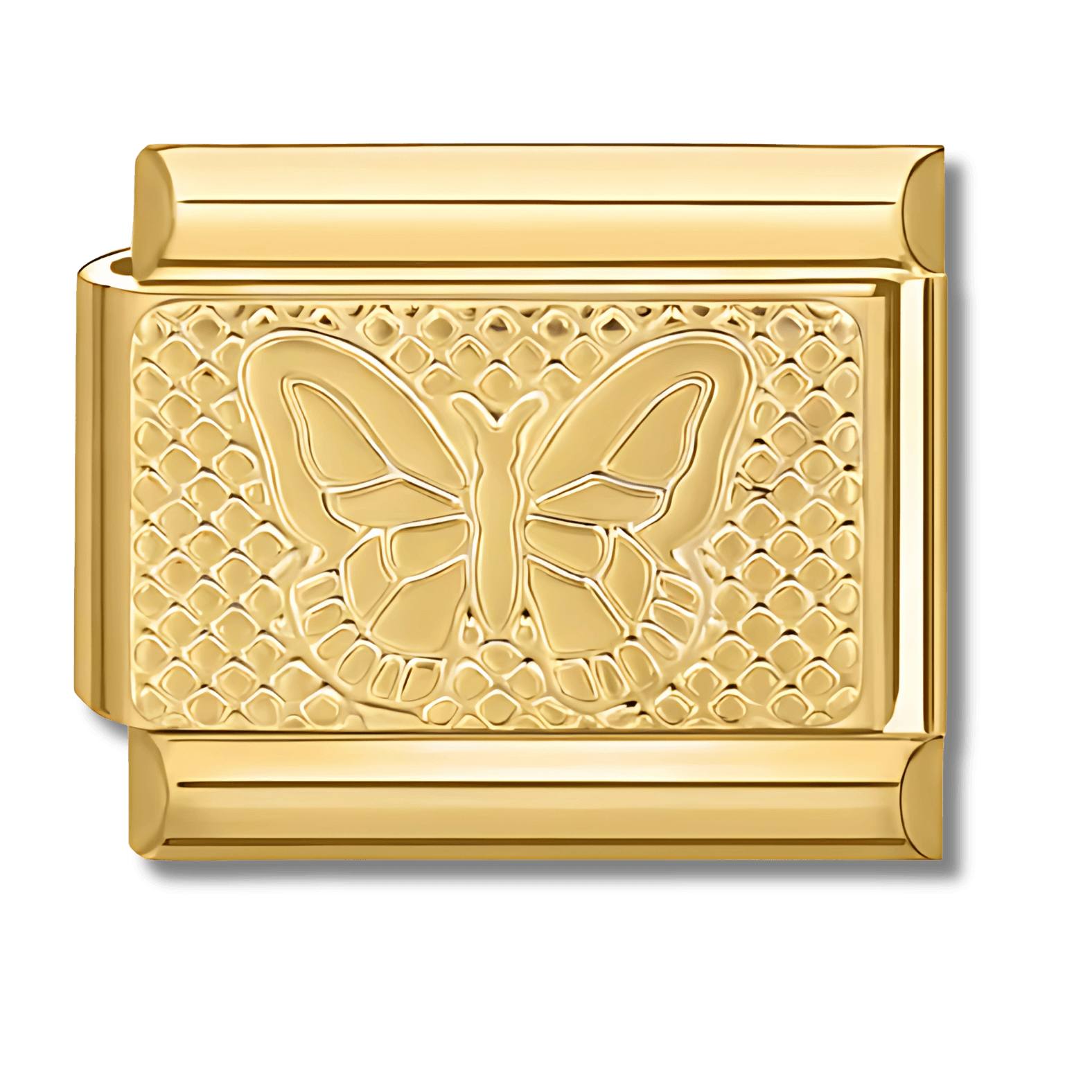 Charm papillon gravé - Bellacharms