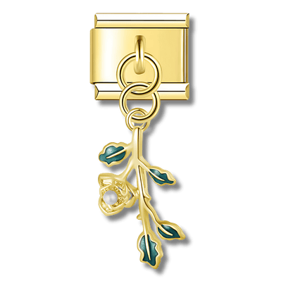 Pendentif branche doré - Bellacharms
