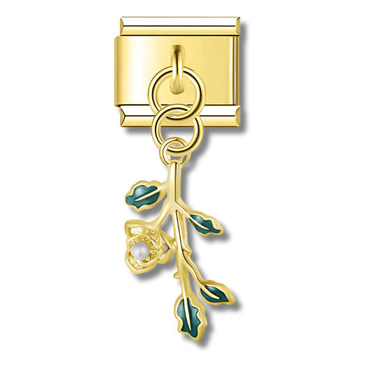Pendentif branche doré - Bellacharms