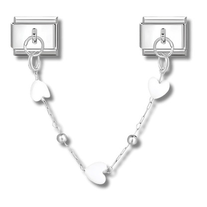 Pendentif chaîne cœurs - Bellacharms