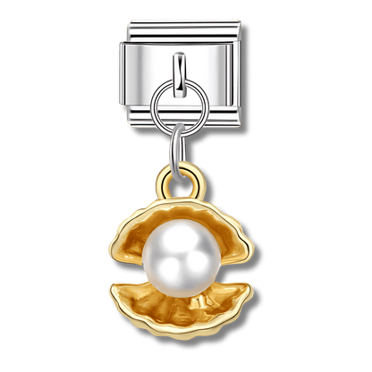 Pendentif coquillage avec perle - Bellacharms