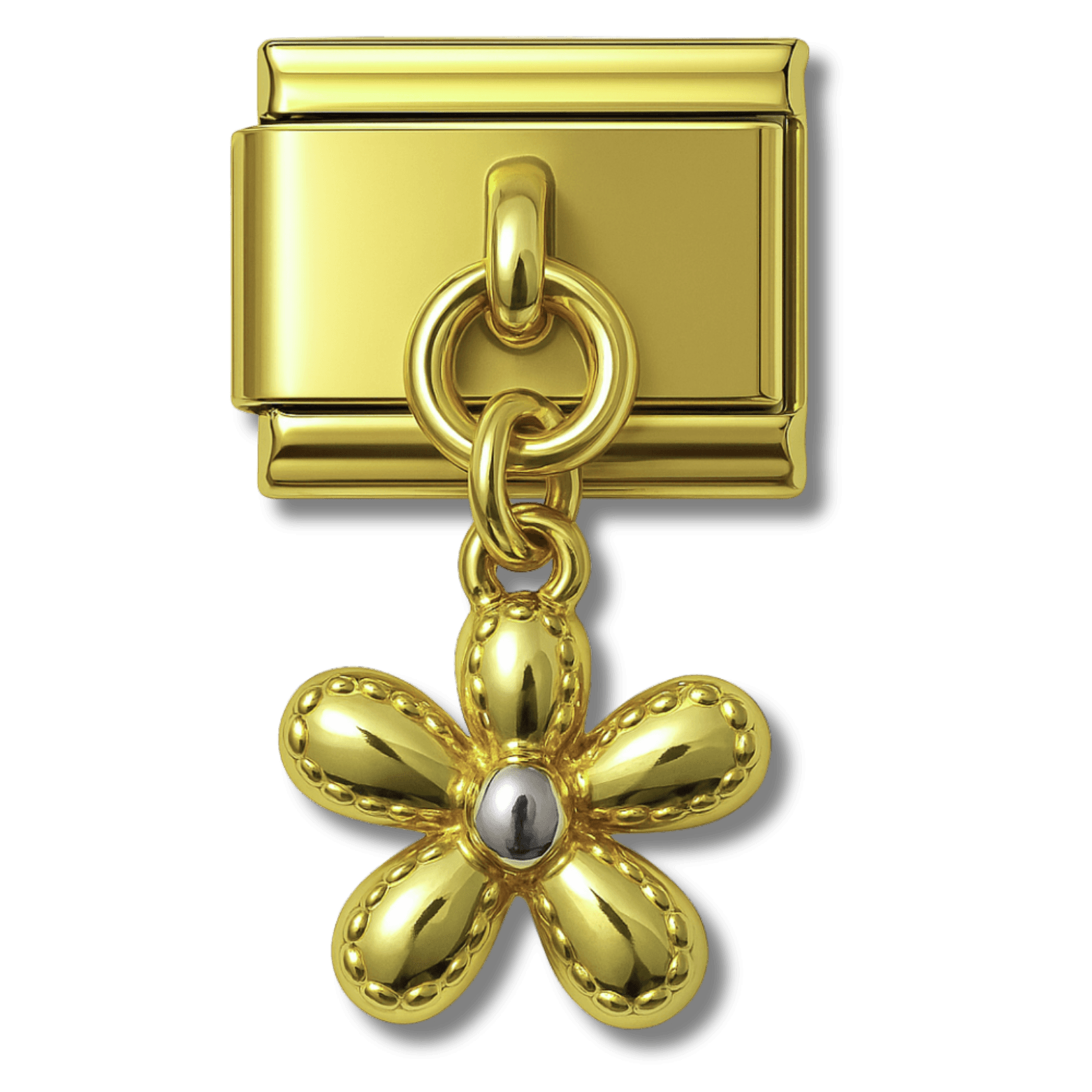 Pendentif fleur doré - Bellacharms