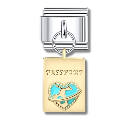 Pendentif passeport - Bellacharms