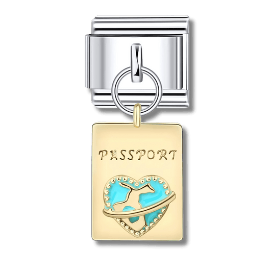 Pendentif passeport - Bellacharms